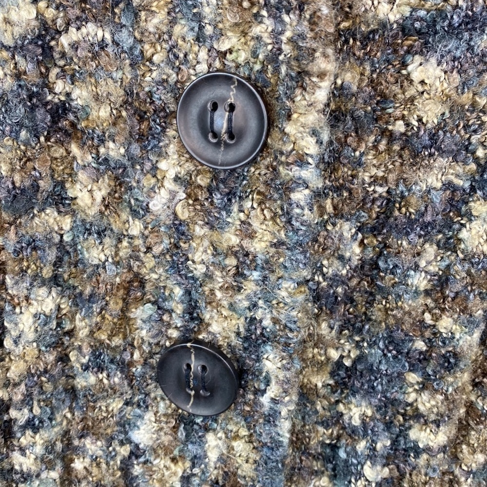 Nomadic Traders Knit Multi-Colored Button Down Sw… - image 2